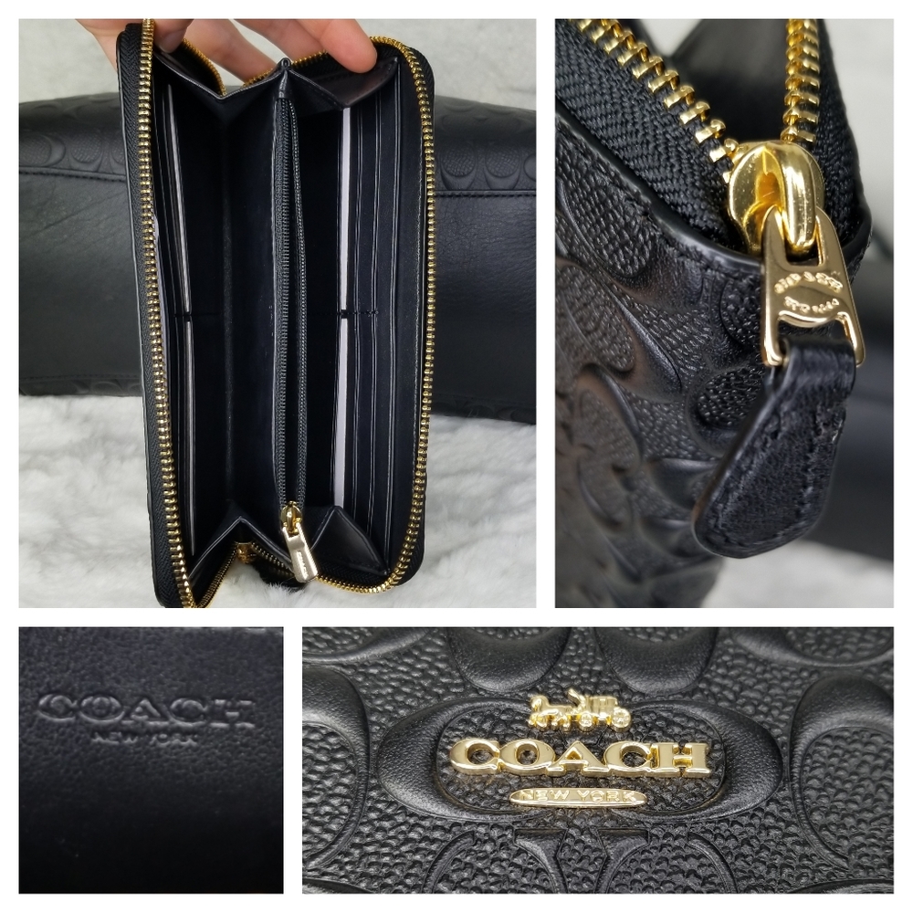 ✅️ COACH SET Matching Designer Bag Wallet Signature - Picture 8 of 16